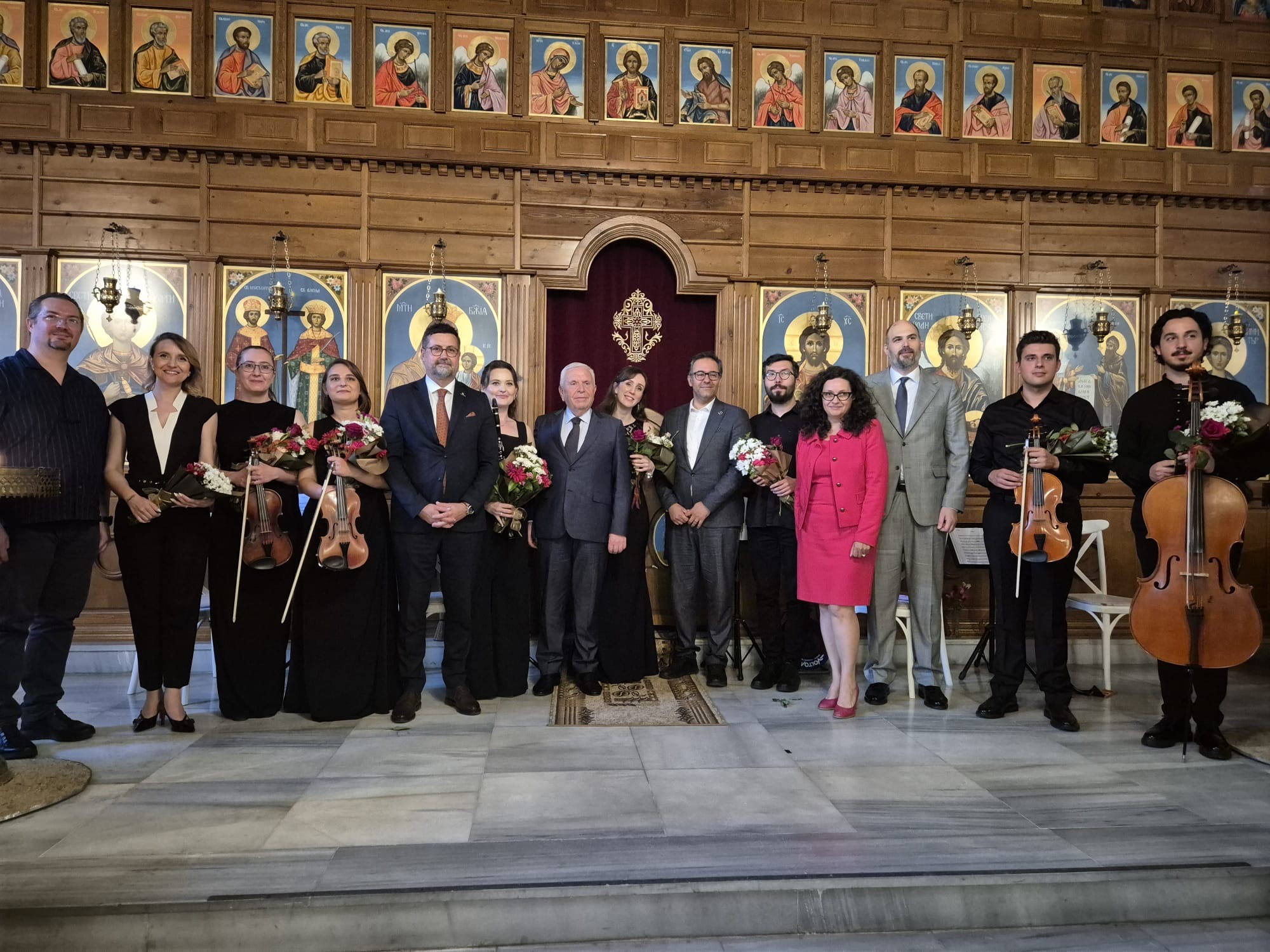 Концерт на квартет „Сезай Ърмак“ в българския православен храм „Св. св. Константин и Елена“ в Одрин